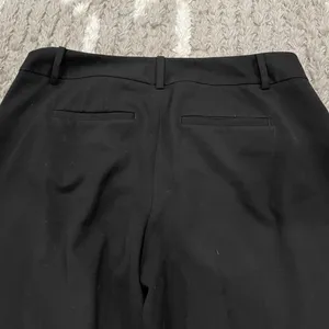 White House Black Market Legacy Tapered Ankle Cuffed Hem Pants Black 4 thumbnail 7