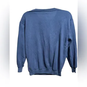 Star Wars Navy Baby Yoda Pajama Lounge Sweatshirt Top “But First, Snacks!”‎ XS thumbnail 2