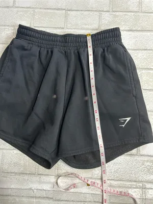 Gymshark Black Athletic Women's Shorts with Logo Size Small thumbnail 6