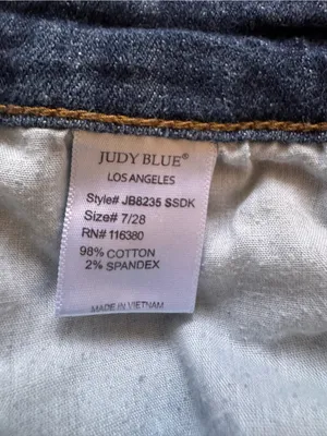 Judy‎ Blue Boot cut jeans Women's size 7 28 thumbnail 3