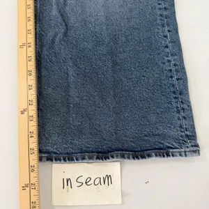 H&M Womens High Waist Wide Leg Cropped Jeans Medium Wash Blue‎ Petite Friendly 6 thumbnail 10