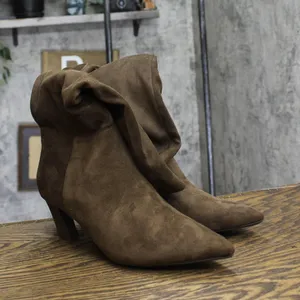 NWT A New Day Womens Raye Tall Dress Boots 88375205 Dark Brown 9.5M thumbnail 5