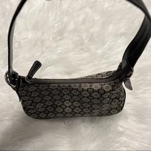 Nine West Small Purse Shoulder Bag single strap black gray thumbnail 2