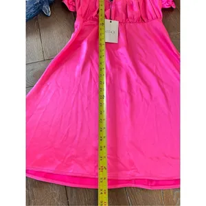 NWT S’edge Valentina Dress in‎ Sprinkles Pink Size Medium thumbnail 11
