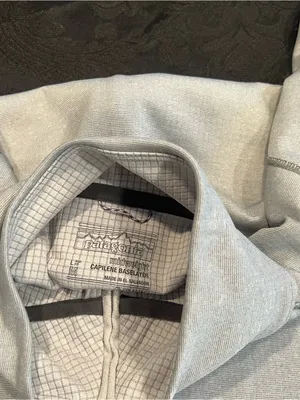 Patagonia gray 1/2 zip capilene long sleeve top M women thumbnail 3