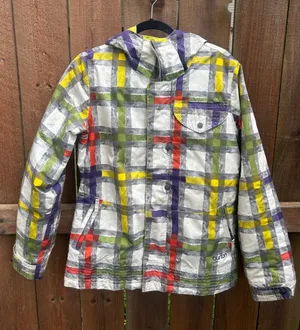 Burton Dry Ride Hooded Ski Snowboard Jacket Size Large thumbnail 1