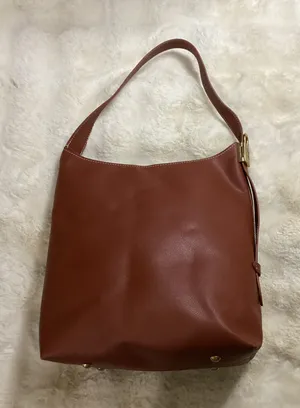 Brown Shoulder Tote Bag thumbnail 1