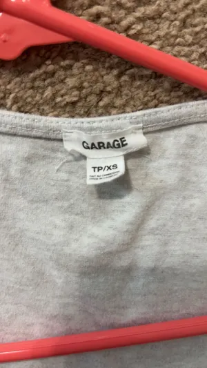 Garage Square Neck Top Grey Heather thumbnail 3