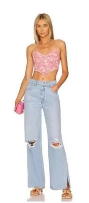 MOTHER SNACKS The Fun Dip Puddle Slice jeans Sz 6/28 thumbnail 1