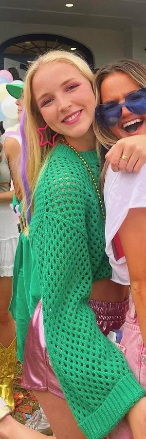 H&M Green sweater coverup  thumbnail 3