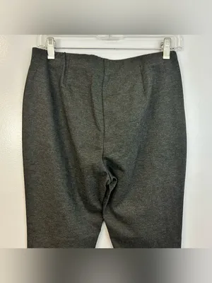 NWT J. Jill Grey Ponte Pull On Stretch Pants Leggings Elastic Waist Size Medium thumbnail 4