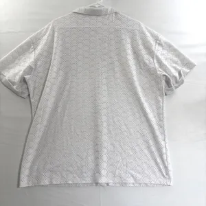 White Eyelet Lace 2 Piece Button Down Shirt & Shorts 1XL Swim Cover‎ Up Set thumbnail 6