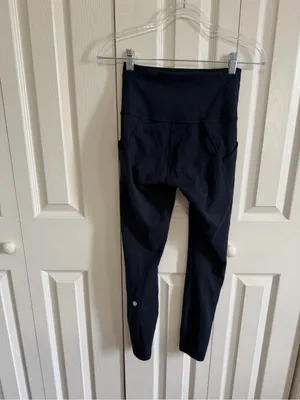 Lululemon Wunder Train High-Rise Tight with Pockets 28" True Navy Size 6 thumbnail 6
