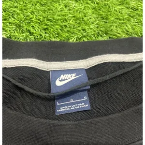 Nike Women's Just Do It Logo Sweatshirt Black Medium thumbnail 2