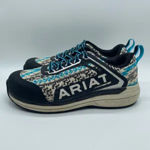 Ariat Outpace Composite Steel Toe Safety Workwear Shoe Aztec Blue Black Women 7 thumbnail 3
