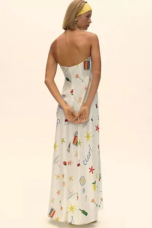 NWOT for love and lemons carla ciao print maxi dress. Size XL thumbnail 3