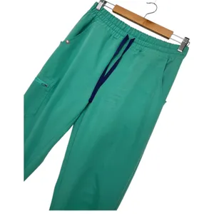 Figs Joggers Scrub Pants Women Small Green High Waist Zamora Technical Utility thumbnail 6