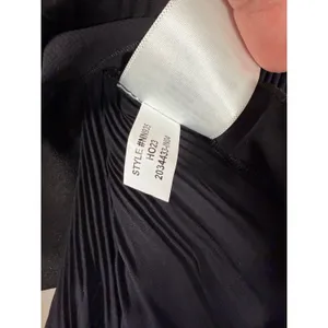 Madewell Pleated V-Neck Bell Sleeve Top Black Womens Medium Camisole‎ Lined goth thumbnail 6