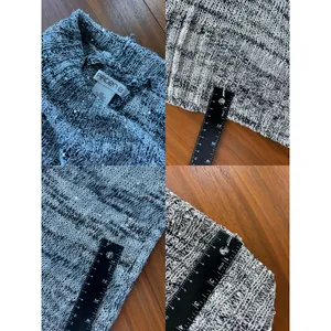 Y2K Vintage Arden B Sequin Dress Knit Tunic Whimsigoth Fairy 2000s Cowl Neck XS thumbnail 5