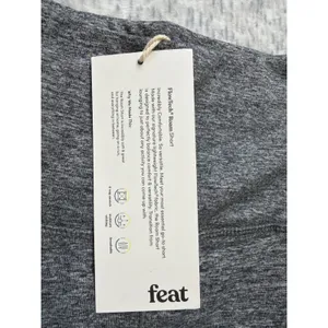 Feat FlowTech‎ Roam Short Heather Charcoal Gray Activewear Lounge Womens Small thumbnail 4