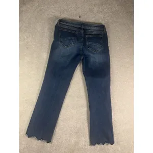 Driftwood Candace Crop Jeans Womens 28 Blue Scalloped Hem Stretch Denim Classic thumbnail 7