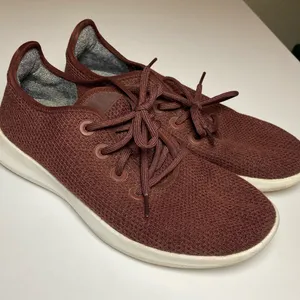 Allbirds Men's Casual Knit Lace-Up Sneakers -‎ Red size m 10 thumbnail 1