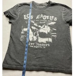 IML Los Angeles Rock n Roll Revival Tour Graphic T-Shirt‎ Gray Small thumbnail 5