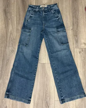 AMO Cargo Denim Blue Size 25 thumbnail 1