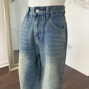 NWOT Chements vintage washed baggy denim jeans Size M thumbnail 2