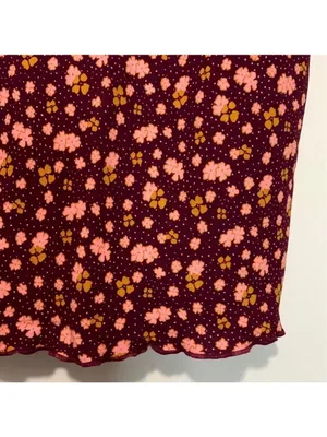 FREE PEOPLE IRL Floral Midi Skirt NWT, Size 10 thumbnail 6