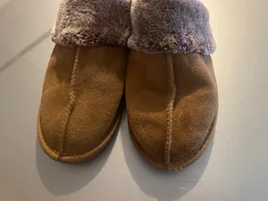 Serra Faux Fur and Faux Suede Slippers thumbnail 4