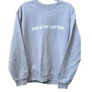 Talentless Kim Is My Lawyer Crewneck Pullover Distressed Sweatshirt Kardashians thumbnail 1