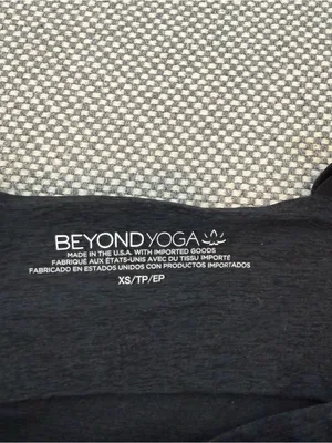 Beyond Yoga Spacedye Hit The Scene Jumpsuit Darkest Night Black Gray Small Bra thumbnail 8