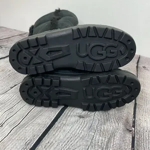 UGG Sundance II Revival Black Tall Boots size 7W thumbnail 7