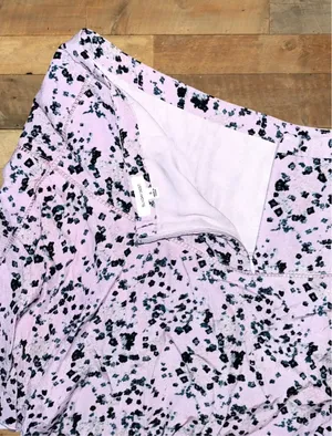 Aritzia Sunday Best Women’s Size 6 Clover Purple Zelda Mini Skirt • Floral Lined thumbnail 6