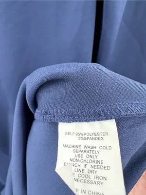 Amanda Uprichard Royal Blue Deep V-Neck Tunic Style Dress Size Medium thumbnail 4