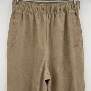 Zara High Rise Waist Jogger Pants Women's Size Small Ankle Zipper Beige Pull On‎ thumbnail 3