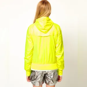 Nike “Windrunner” y2k rain‎ jacket – neon yellow, Small thumbnail 3