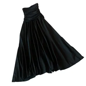 NIA Santal Revolve Black Strapless Midi Dress thumbnail 7