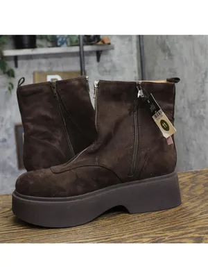 Wild Fable Honor Combat Platform Boots Faux Suede 94568515 Dark Brown 11M thumbnail 6