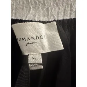 Pomander Place Ares Dress Linen Puff Short Sleeve Mini Black Size Medium thumbnail 8