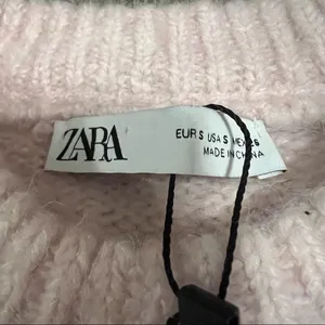 NWT zara baby light pink fluffy sweater thumbnail 5