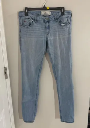 Hollister Women's Light Blue Skinny Jeans 30 x 31 thumbnail 2