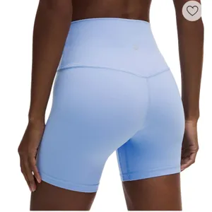 LULULEMON Align High-Rise Short 6" Women Sz 4 Blue Athletic Yoga Outdoor Comfort thumbnail 5