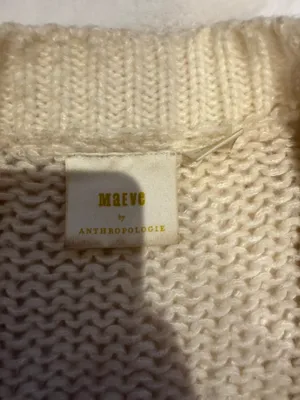 Anthropologie Sweater Knit Chunky Meave thumbnail 4