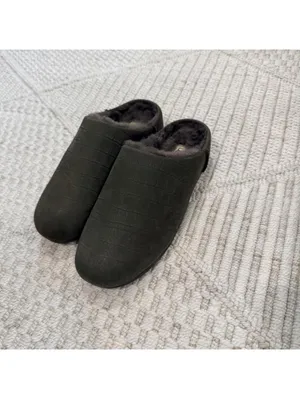 UGG Elea Embossed Slip-On Clogs in Dense Smoke thumbnail 5