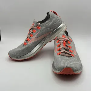 Brooks‎ Shoes Womens 8.5 Ricochet 2 Running Low Sneakers 1203031B098 Grey Fabric thumbnail 5