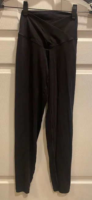 Aerie Black High-Waisted Leggings thumbnail 1