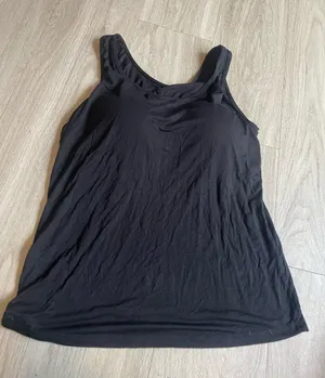 Black Women's Tank Top - Classic Scoop Neck thumbnail 1