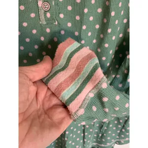 Matilda Jane‎ Women's Polka Dotted Waffle Pajamas size small thumbnail 3